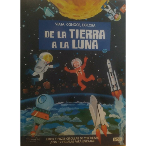 De La Tierra A La Luna - Libro + Puzle - Manolito Books