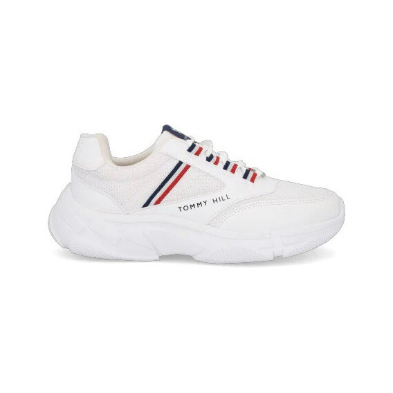 Tenis Sneakers Tommy Hill Dama Blanco Cordones 607-18