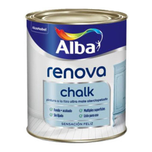 Alba Renova Chalk Tiza Colores 1lt Color Sensacion Feliz