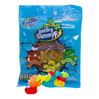 Lucky Gummys Ositos Frutales 100g