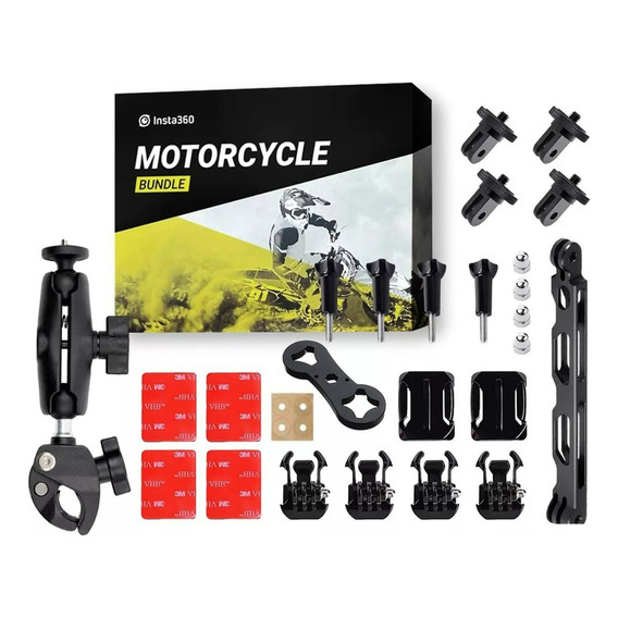 Kit Montaje Moto Cámara Insta360 Motorcycle Mount Bundle