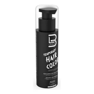 Tinte Para Barba Temporary Hair Black X125 Ml Level 3 Tono Negro