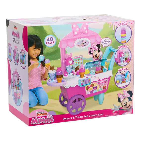 Minnie Mouse Carrito Helados Accesorios Sonidos*enviogratis*