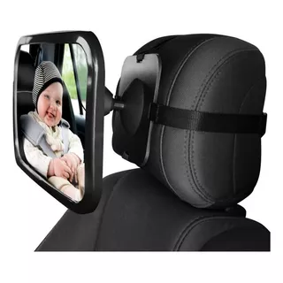 Espejo Retrovisor Bebe Carro Giratorio Ajustable Seguridad