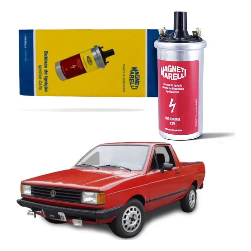 Bobina De Ignição Saveiro Quadrada 1.6 1.8 1987 A 1990