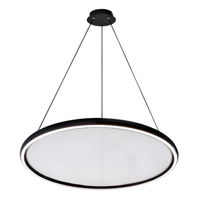 Colgante Vk-aura Negro Control Remoto 70w Diseño Sofisticado Negro