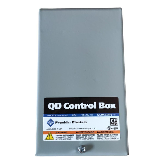 Caja Control Franklin Ccf 1230 1 Hp 230v P/motor Sumergible 