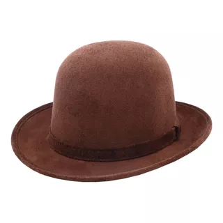 Sombrero Bombin Gamuza Textil Unisex Hipster Vintage 