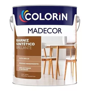 Barniz Brillante Colorin Madecor X 4 Litros Pint. Plaza Ani