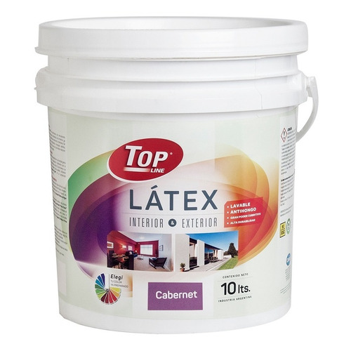 Pintura Latex Lavable Interior Exterior 10 Litros Colores Color Lila Lavanda