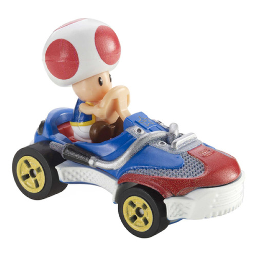 Mario Kart Toad Hot Wheels Color Azul