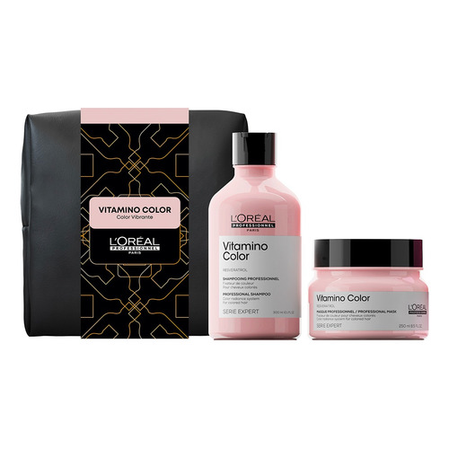  Pack L'Oréal Professionnel Cuidado Vitamino Color Shampoo 300ml + máscara 250ml