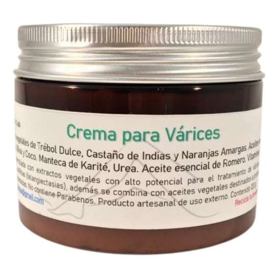 Crema Várices - Castaño De Indias- Cosmética Natural