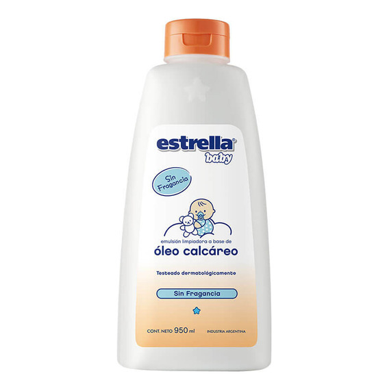 6 Oleos Calcáreo Estrella Baby Sin Fragancia X 950ml