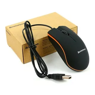 Mouse Usb Óptico Lenovo De Cable Para Pc Laptop Computadora