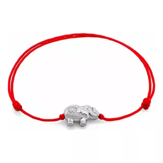 Pulsera Amalfi Elefante Red Plata Castellamare 2020020020