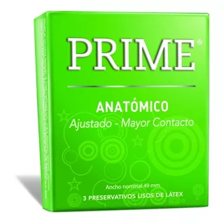 Preservativos Prime Anatomico 12x3u (36 Preservativos)!!