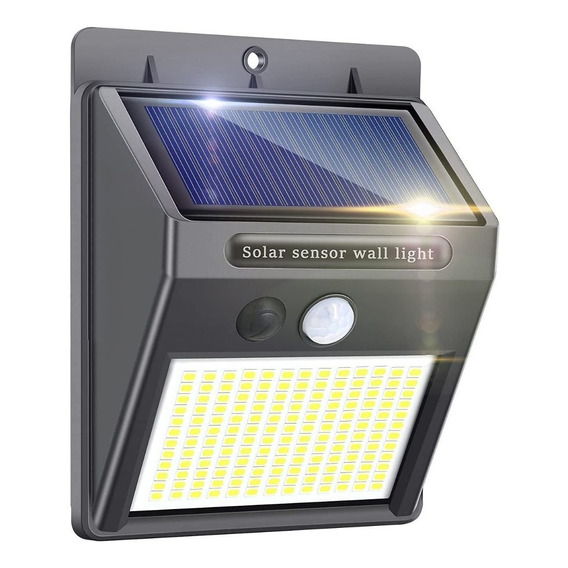 Lampara Led Con Panel Solar Y Sensor De Movimiento - Unilux