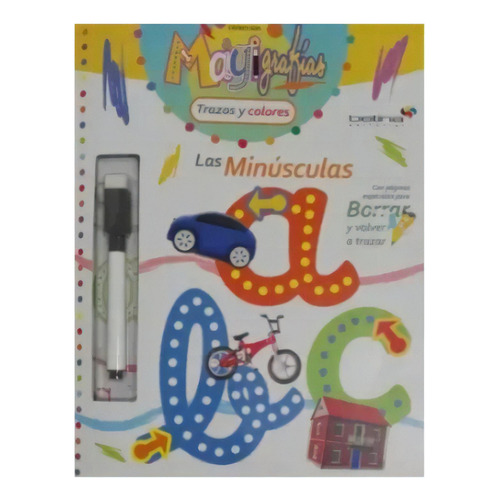 Magigrafias Las Minusculas en cursiva - Libro Infantil + Lapiz Magico