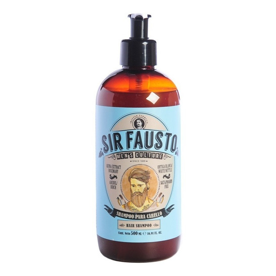 Sir Fausto Men´s Shampoo Engrosador Sin Sulfato 500ml Local