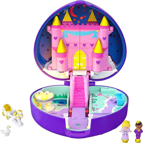 Set De Juego Muñeca Polly Pocket Castillo Mágico De Polly