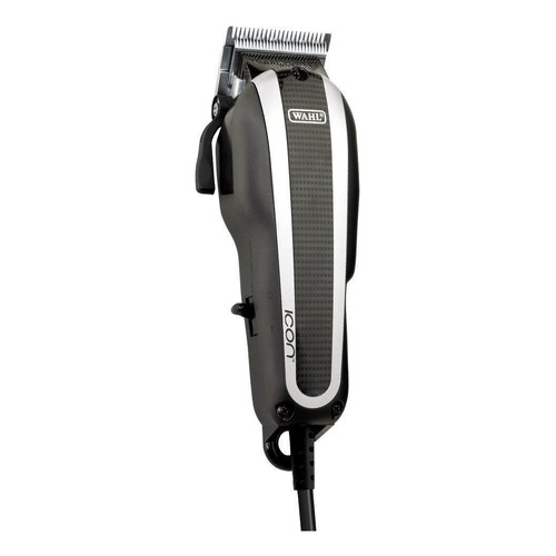 Cortadora de pelo Wahl Professional Icon negra y plata 110V