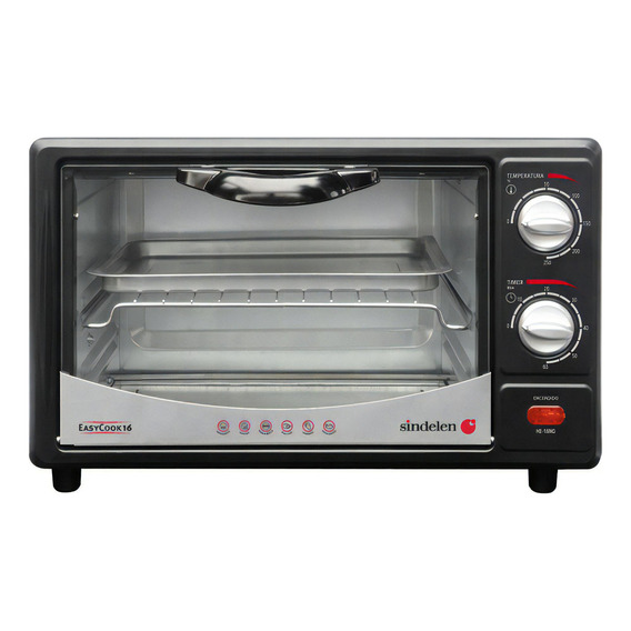 Horno Electrico Sindelen He-16ng 16lts Color Negro