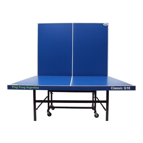 Mesa de ping pong PingPong Argentina Classic G18 fabricada en MDF color azul