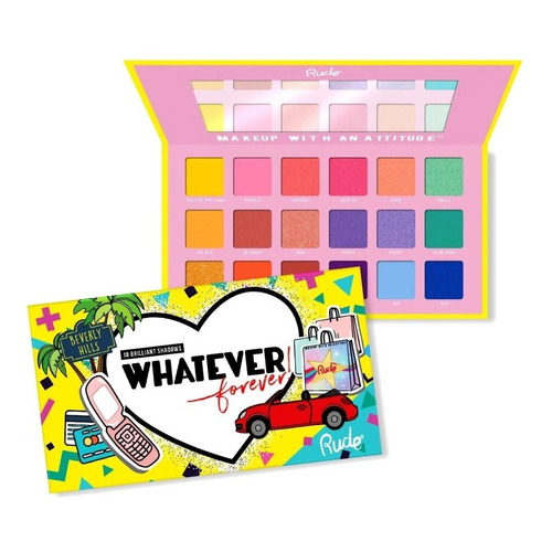 Paleta De Sombras Whatever De Rude Cosmetics