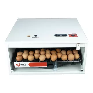 Incubadora Para Huevos Emy Chocadeiras Emy 100 28cm X 54cm 220v 150w Color Blanco