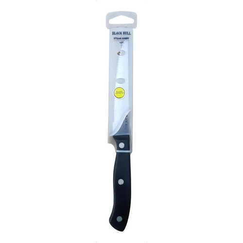 Cuchillo Steak Black Bull Filete Bbq Cocina Parrilla Color Negro