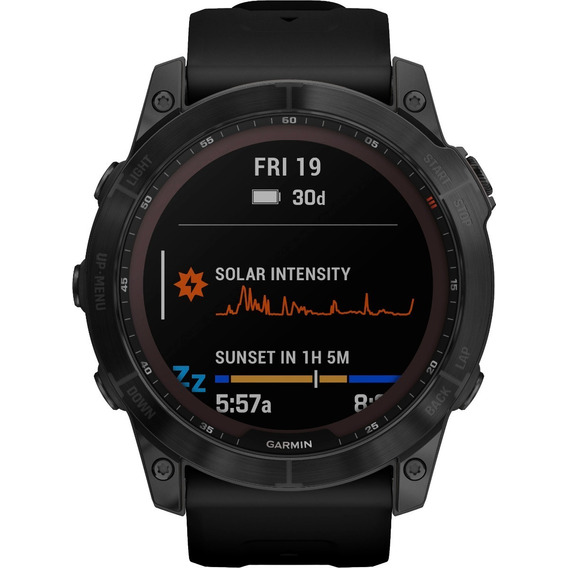 Reloj Garmin Fenix 7x Solar Zafiro Titanio Negro 51mm