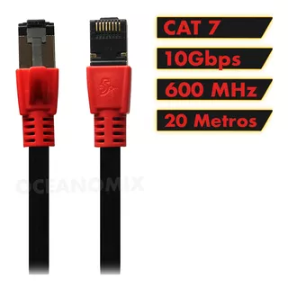 Cabo Rede Cat7 Premium 20m 10gbps 600 Mhz Gamer Ps4 Ps5 Xbox