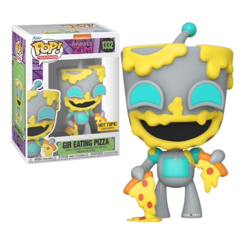 Funko Pop Gir Eating Pizza #1332 Invasor Zim Hot Topic  