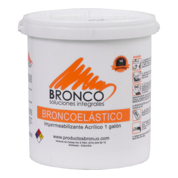 Impermeabilizante Acrilico Broncoelastico Galon Blanco (4be4