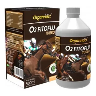 Suplemento Organnact Para Equinos O2 Fitoflu Turbo 500ml