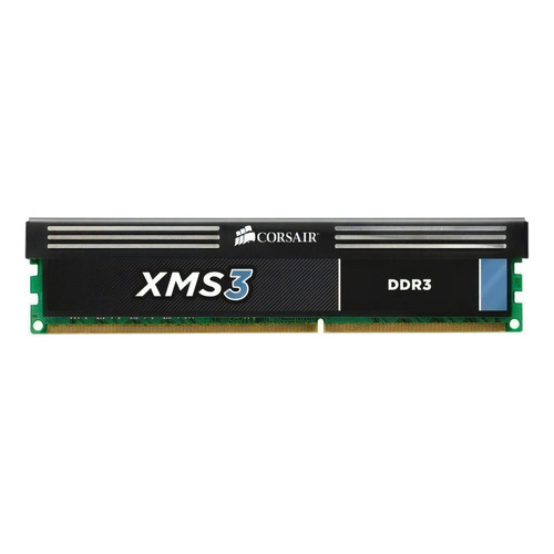 Memoria RAM XMS3 color black 8GB 1 Corsair CMX8GX3M1A1600C11