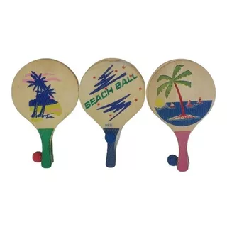 2 Set (4) Raqueta De Playa Beach Ball Sol Y Arena Pelota