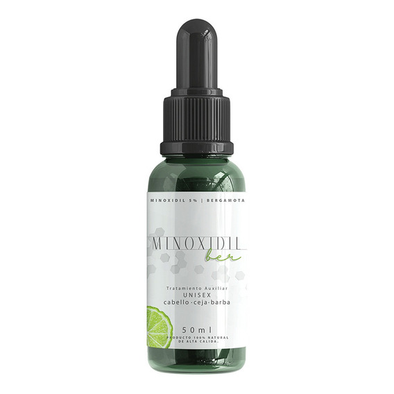 Minoxidilber® Unisex Minoxidil 5% Y Bergamota 50ml 