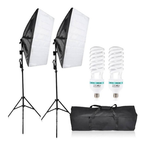 Kit Parante Socket Foco Fotografico Softbox Para Video Rl05