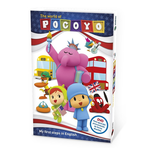 The World Of Pocoyo: Inglés Para Niños (6 Libros + Dvd)