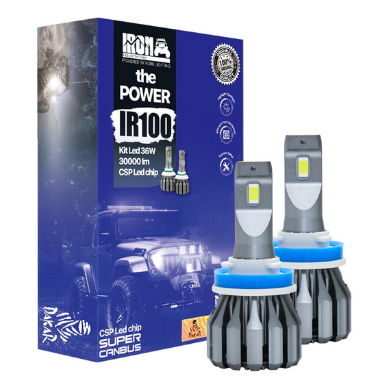 Kit Luces Iron The Power Ir100 Csp Led Chip Super Canbus