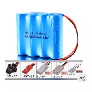 Kit Com Uma Bateria E Carregador 4,8v 700mah