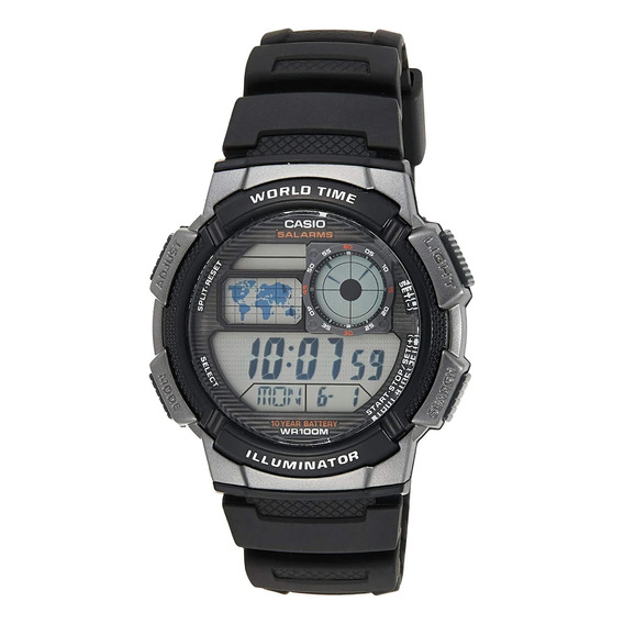 Reloj Digital Casio Ae-1000w Resistente Al Agua 100mts