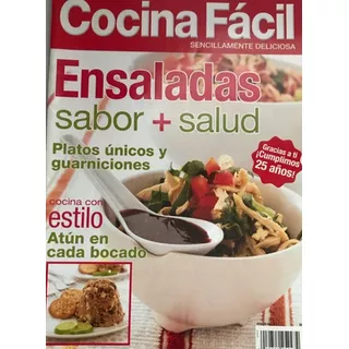 Ensaladas, Revista Cocina Fácil 2010 No. 4 