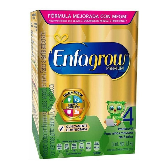 Enfagrow Pro Select fórmula infantil etapa 4 caja 1.1 kg