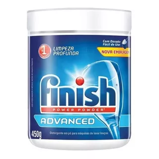 Detergente Em Pó Finish Para Máquina De Lavar Louça 450g