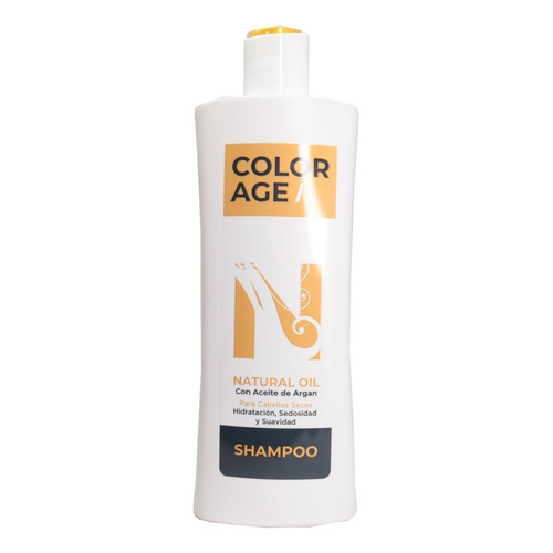 Shampoo Color Age Natural Oil Argan Cabello Seco Hidrata 250