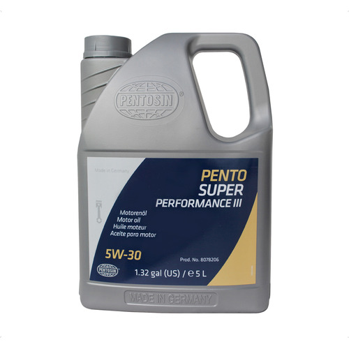 Aceite Motor Sintetico 5w30 Super Performance Pentosin 5l