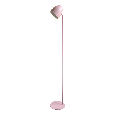 Lampara De Pie Movil Loop Rosa Pastel Diseño Moderno Led Lp Rosa Pastel Rosa Pastel